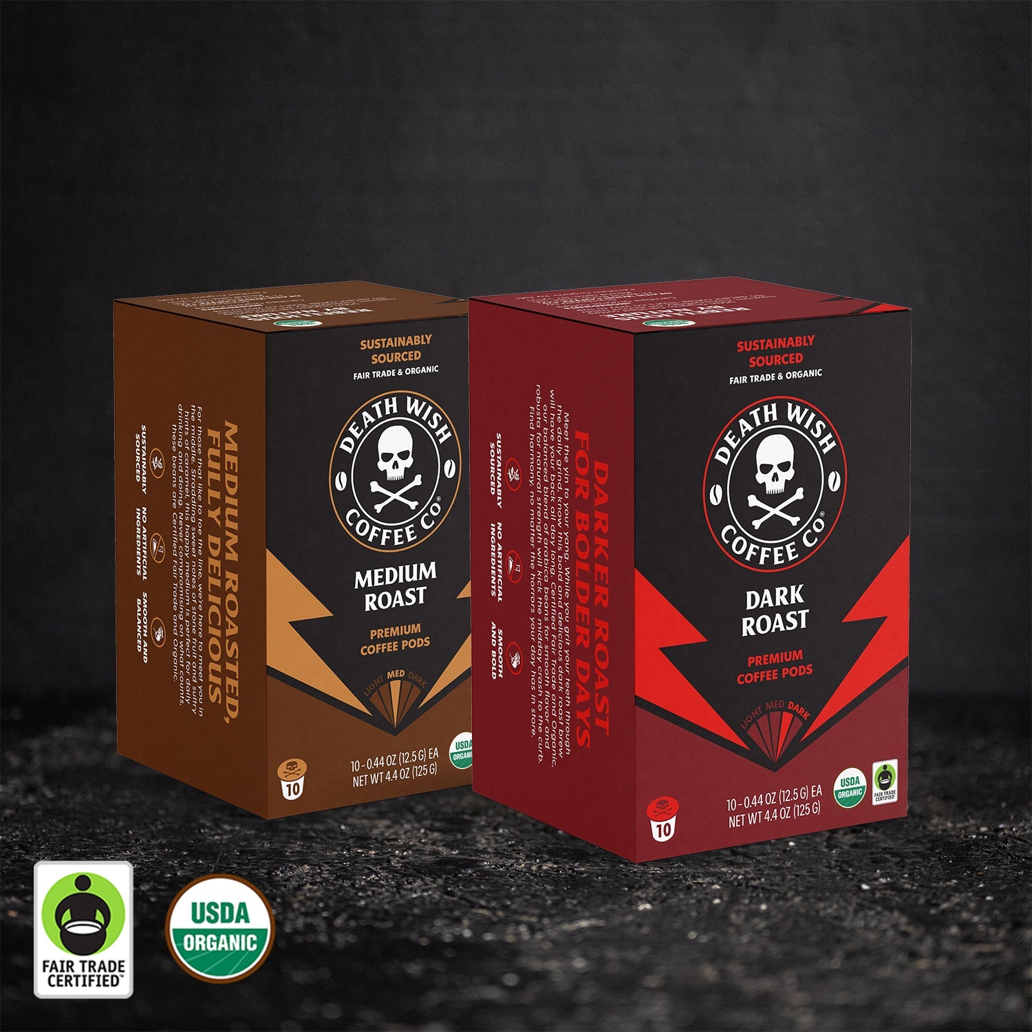 Dark Roast + Medium Roast Single-Serve Pod Bundle