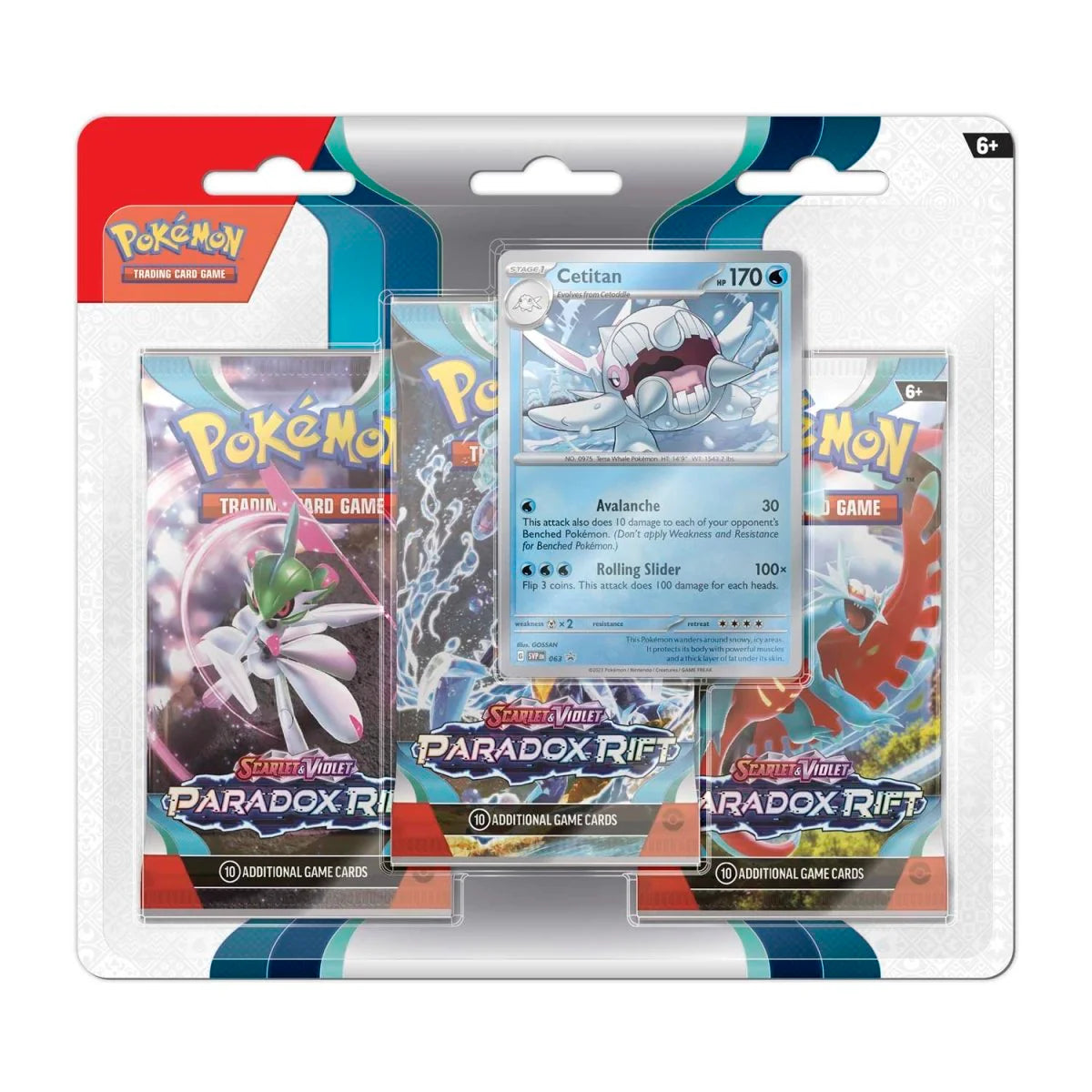 [EN] Pokemon Paradox Rift SV04 3 Pack Blister - Scarlet & Violet Series - English