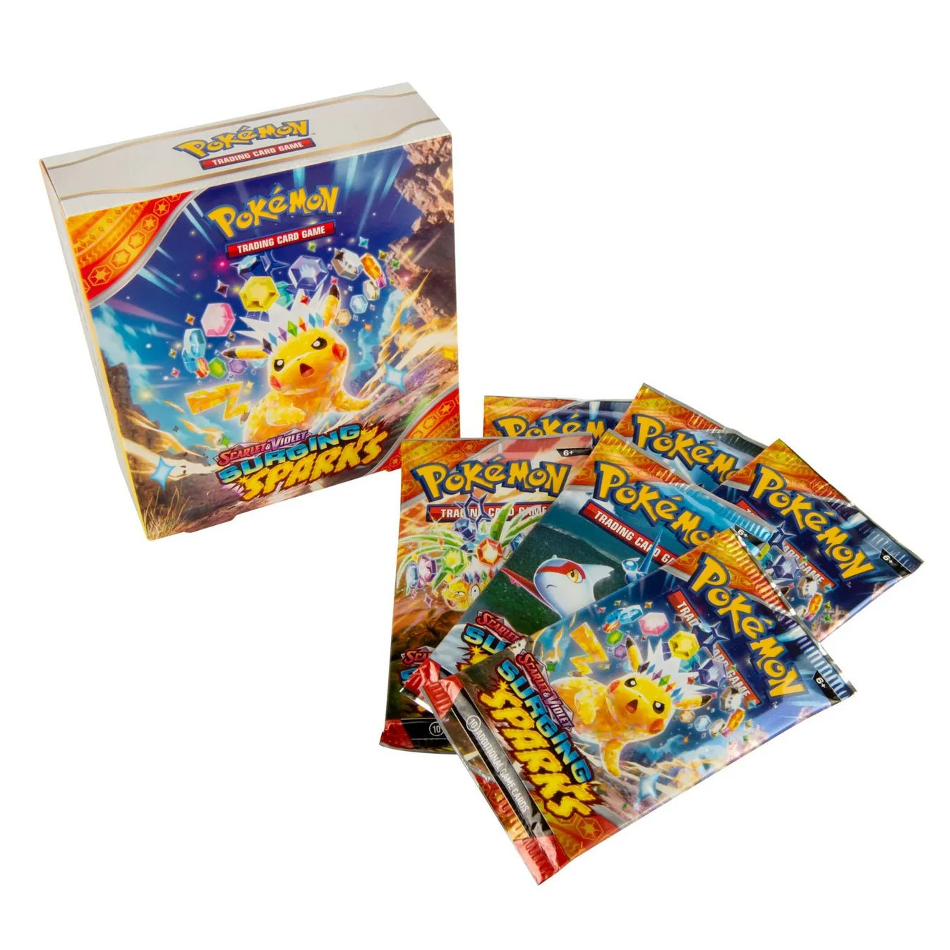 [EN] Pokemon Surging Sparks SV08 Booster Bundle - Scarlet & Violet Series - English